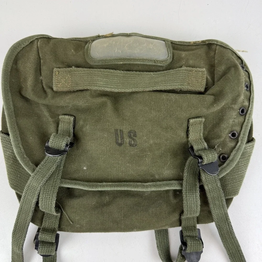 Vintage US Military Field Pack Canvas Bag Eastern Canvas Prod Army Utility Olive